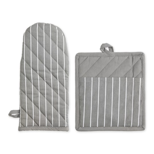 Gray Stripe Chef Kitchen Set